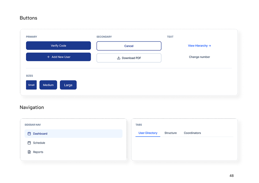 IIMS — UI components